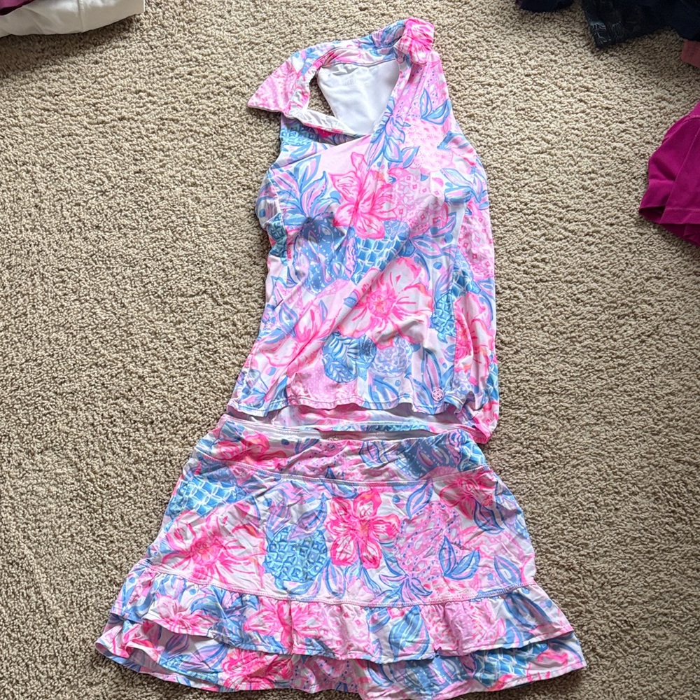 Lilly Pulitzer Luxletic Pink and Blue Activewear